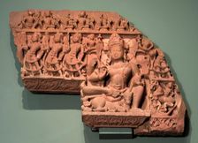 Lintel with Shiva and Subsidiary Deities, between c.850 and c.900. Creator: Unknown