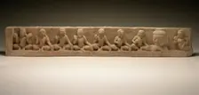 Lintel with the Nine Planetary Deities, between c.600 and c.625. Creator: Unknown