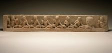 Lintel with the Nine Planetary Deities, between c.600 and c.625. Creator: Unknown