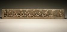 Lintel with the Nine Planetary Deities, between c.600 and c.625. Creator: Unknown