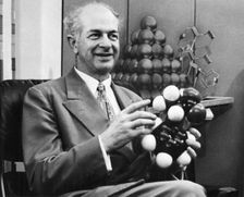 Linus Pauling, American chemist, c1954. Creator: Unknown