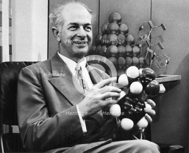 Linus Pauling, American chemist, c1954. Creator: Unknown.