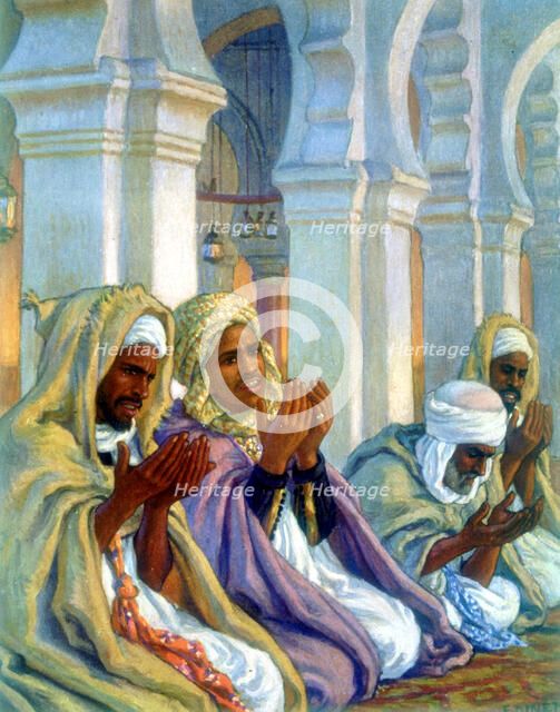 'L'invocation (La Priere)' ('Prayer of Invocation'), 1918. Artist: Etienne Dinet