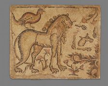 Lion and Bird with Other Animal Parts, 4th-5th century. Creator: Unknown