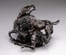 Lion Attacking Horse, c.between 1580 and 1590. Creator: Antonio Susini