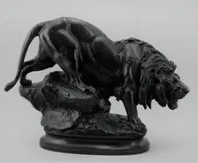 Lion, c. 1880. Creator: Rosa Bonheur