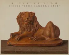 Lion, c. 1937. Creator: John Matulis