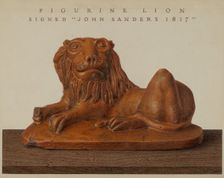 Lion, c. 1937. Creator: John Matulis
