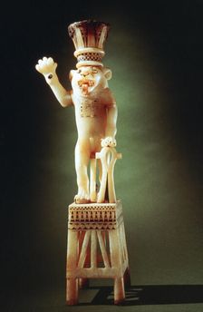 Lion figurine from the Tomb of Tutankhamen, 14th century BC