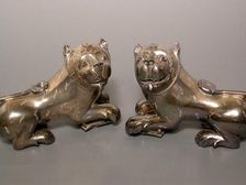 Lion Fittings for a Throne, 18th century. Creator: Unknown