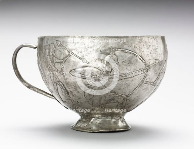 Lion Hunting Cup , 1100-1000 BC. Creator: Unknown.