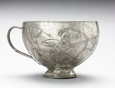Lion Hunting Cup , 1100-1000 BC. Creator: Unknown
