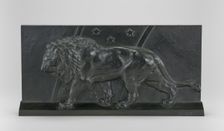Lion of the Column of July, model 1836, cast by 1873. Creator: Antoine-Louis Barye
