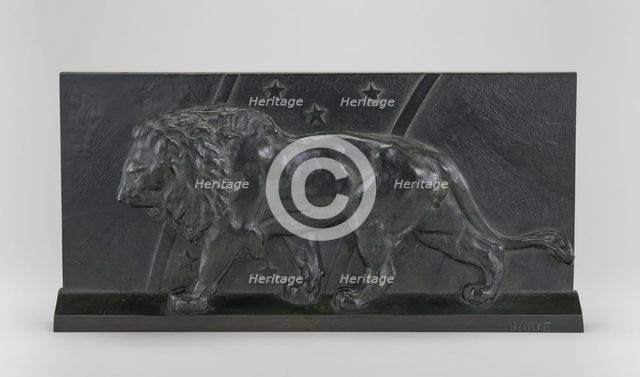 Lion of the Column of July, model 1836, cast by 1873. Creator: Antoine-Louis Barye.