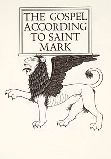 Lion of St Mark, 1931, (wood engraving)