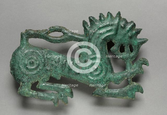 Lion Plaque, 1000-500 BC. Creator: Unknown.