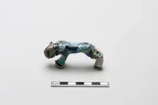Lion shaped handle, Saljuq period, early 13th century. Creator: Unknown