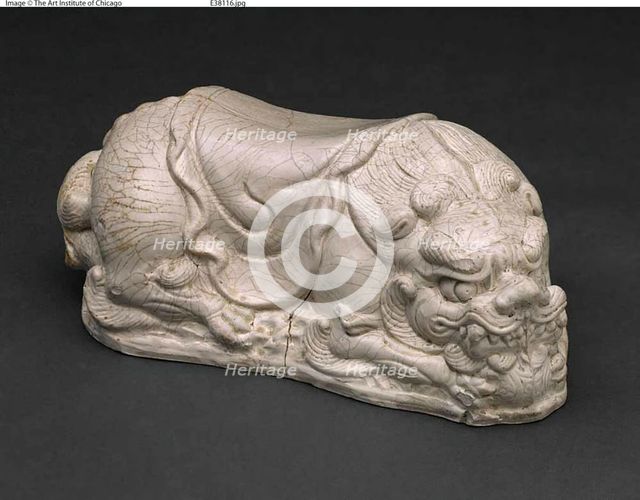 Lion-Shaped Pillow, Probably Northern Song or Jin dynasty, 11th/13th Century. Creator: Unknown.