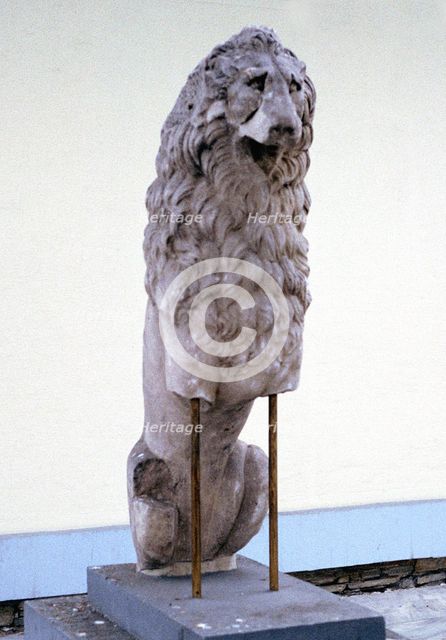 Lion, symbol of the royal house of Macedonia, 9th-4th century BC. Artist: Anon