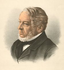 Lionel Nathan de Rothschild, Baron Rothschild, c1880. Artist: Anon