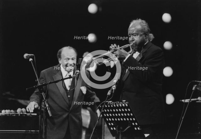 Lionel Hampton and Harry "Sweets" Edison, Lionel Hampton's Gold..., North Sea Jazz Festival, 1994. Creator: Brian Foskett.
