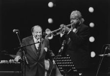 Lionel Hampton and Harry "Sweets" Edison, Lionel Hampton's Gold..., North Sea Jazz Festival, 1994. Creator: Brian Foskett