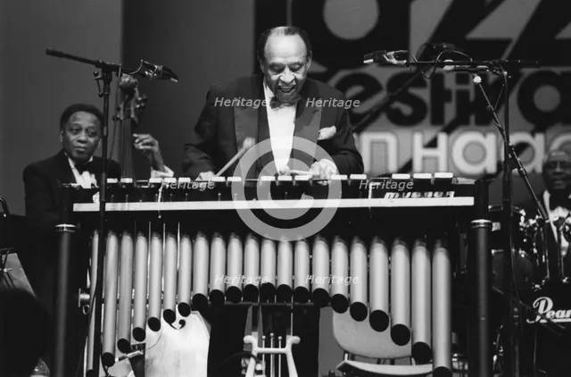Lionel Hampton and Jimmy Woode, North Sea Jazz Festival, Netherlands, 1993. Creator: Brian Foskett.