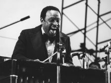 Lionel Hampton Big Band, Capital Radio Jazz Festival, Knebworth, Herts, 1982. Creator: Brian Foskett
