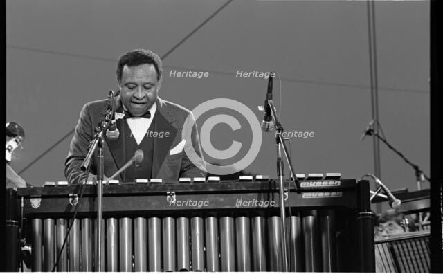 Lionel Hampton, Knebworth, 1982.   Artist: Brian O'Connor.