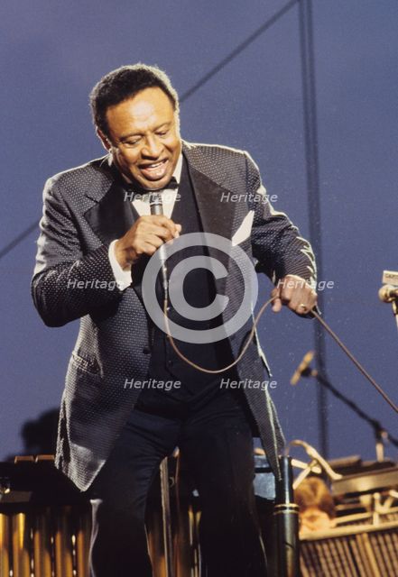 Lionel Hampton, Knebworth Jazz Festival, Knebworth, Herts, July 1982. Creator: Brian O'Connor.