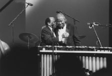Lionel Hampton, Harry "Sweets" Eddison, North Sea Jazz Festival, 1994. Creator: Brian Foskett
