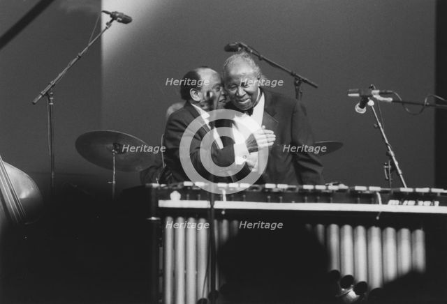 Lionel Hampton, Harry "Sweets" Eddison, North Sea Jazz Festival, 1994. Creator: Brian Foskett.
