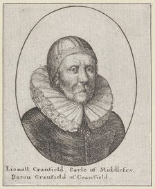 Lionell Cranfield, Earl of Middlesex, Baron Cranfield of Cranfield, 1644., 1644. Creator: Wenceslaus Hollar