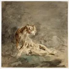 Lioness with her Family, n.d. Creator: Sawrey Gilpin