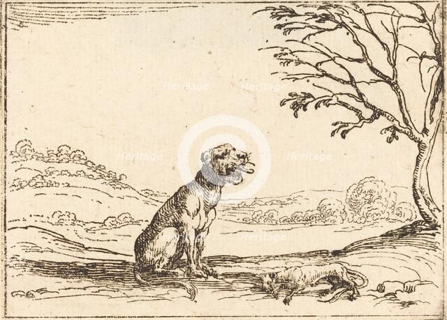 Lioness Mourning her Cub. Creator: Jacques Callot.