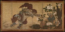 Lions, 1668. Creator: Sekkei Yamaguchi (Japanese, 1644-1732)