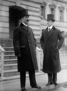 Lioubomir Michailovitch, E.E. And M.P. from Serbia, left, 1917. Creator: Harris & Ewing