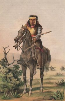 Lipan-Warrior c1857. Creator: Sarony & Co