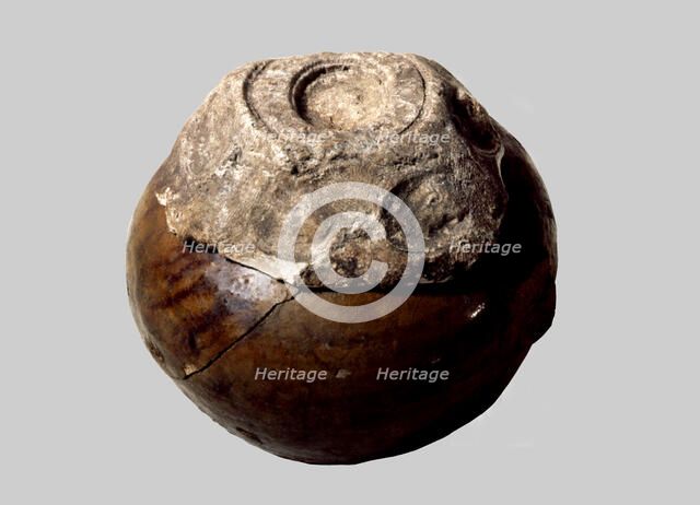 Lipsanoteca (reliquary as a box) of the consecration of Santa Eugenia de Berga, sealed by Bishop …