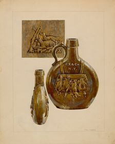 Liquor Bottle, 1937. Creator: Charles Caseau
