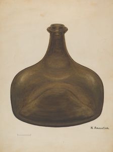 Liquor Bottle, c. 1936. Creator: Nicholas Amantea