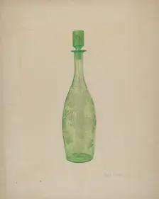 Liquor Bottle, c. 1939. Creator: Adele Brooks