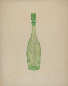Liquor Bottle, c. 1939. Creator: Adele Brooks