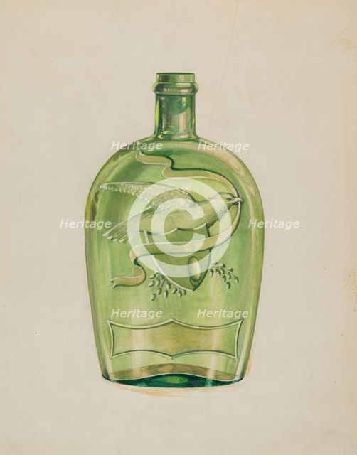 Liquor Flask, 1935/1942. Creator: Charles Caseau.