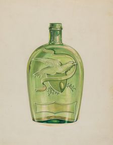 Liquor Flask, 1935/1942. Creator: Charles Caseau