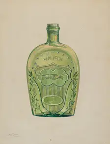 Liquor Flask, 1935/1942. Creator: Charles Caseau