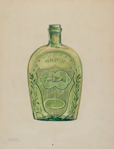 Liquor Flask, 1935/1942. Creator: Charles Caseau