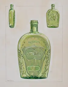 Liquor Flask, c. 1936. Creator: Charles Caseau