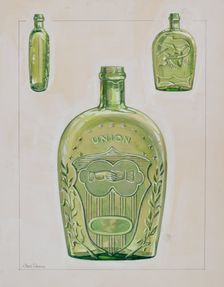 Liquor Flask, c. 1936. Creator: Charles Caseau