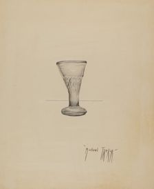 Liqueur Glass, c. 1936. Creator: Michael Trekur